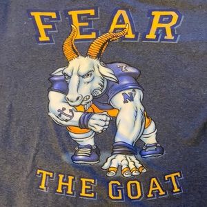 Navy ‘Fear The Goat’ XL T Shirt